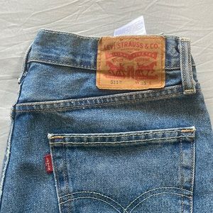 Levis 511 slim jean shorts 33 waist